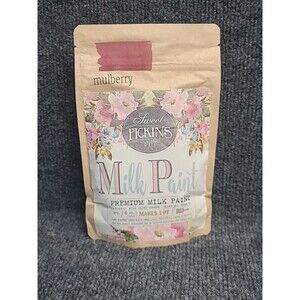 NEW Sweet Pickins Milk Paint  6 Oz ( Makes 1 Pint) Mulberry Red
